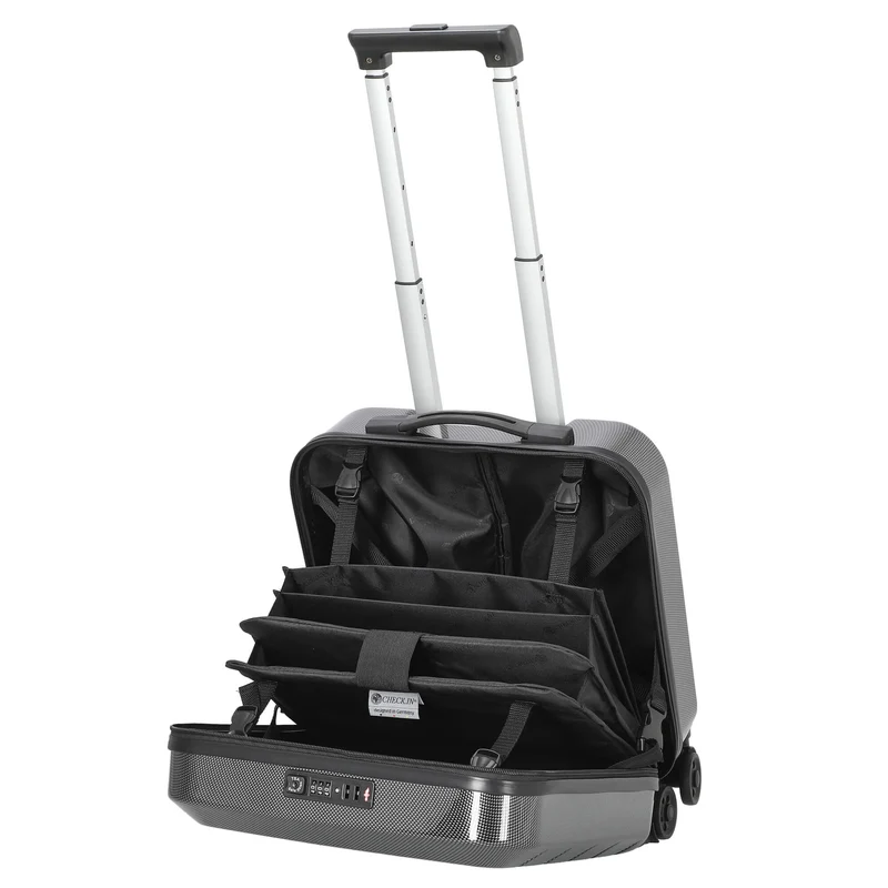 CHECK.IN London 2.0 - 4-Rollen-Businesstrolley 17" 46 cm (black)