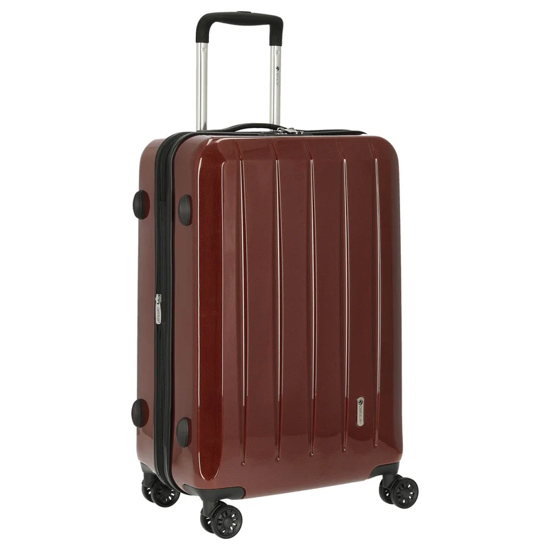 CHECK.IN London 2.0 - 4-Rollen-Trolley 67 cm (carbon rot)