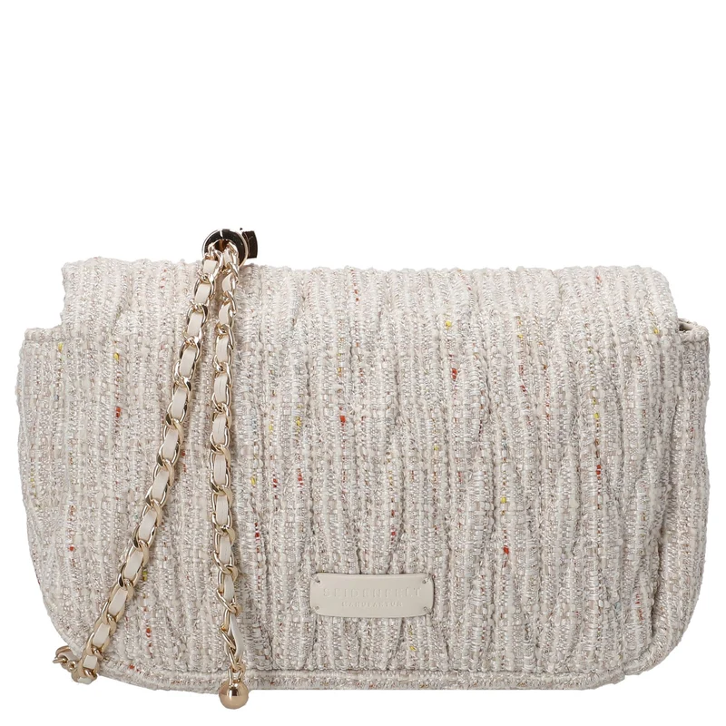 Seidenfelt Floro - Umhängetasche 24 cm (happy beige)