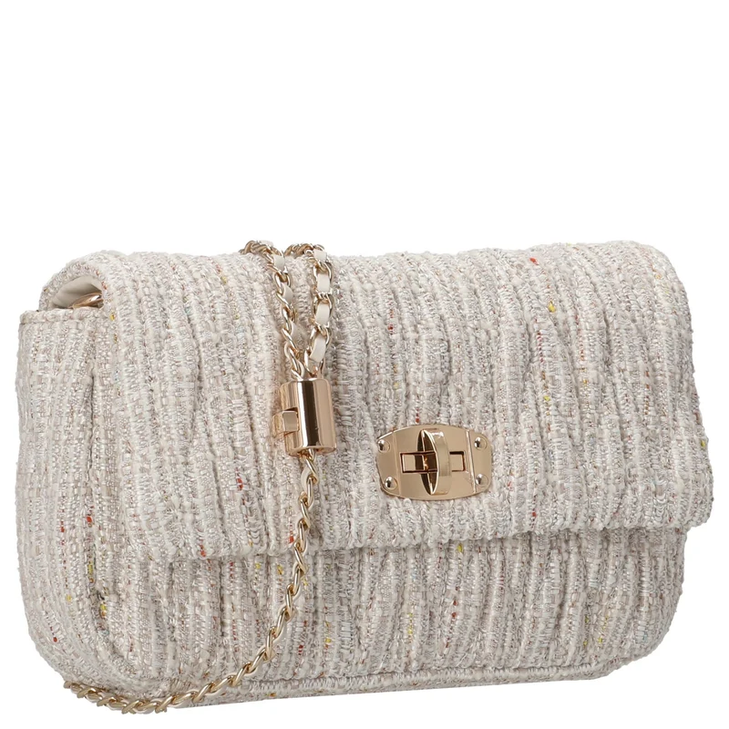 Seidenfelt Floro - Umhängetasche 24 cm (happy beige)