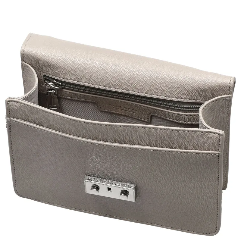 Seidenfelt Roros - Schultertasche 21 cm (light grey)