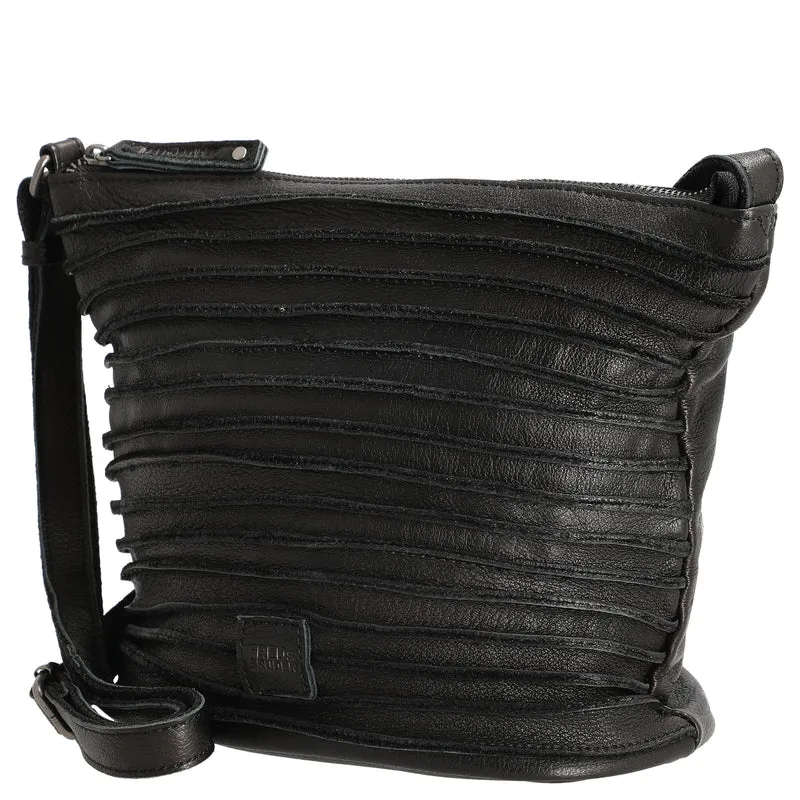 FREDsBRUDER Riffelinchen - Schultertasche 28 cm (black)