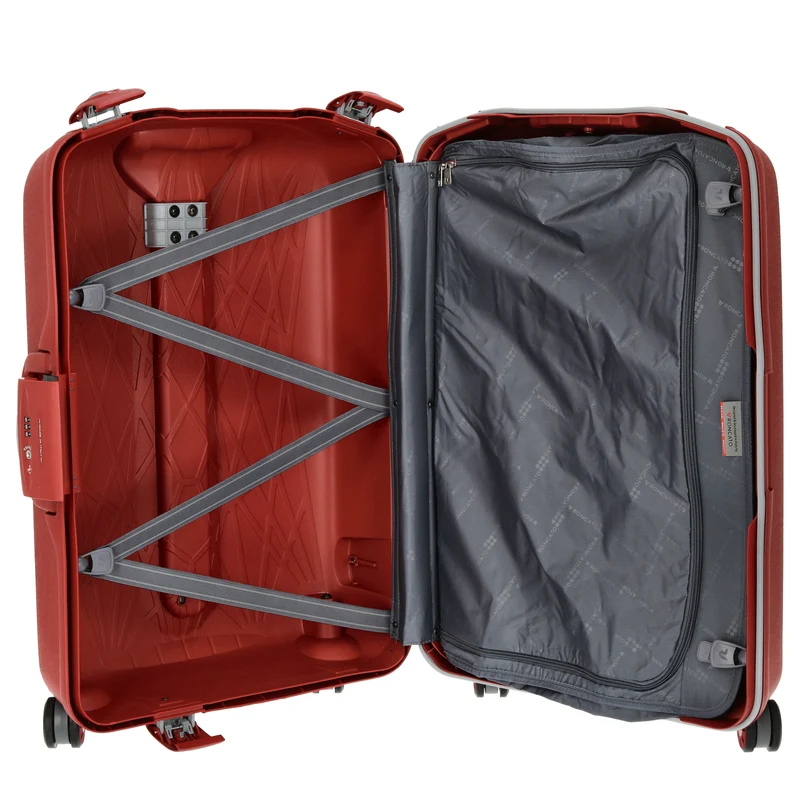 Roncato Light - 4-Rollen-Trolley M 68 cm (rosso)