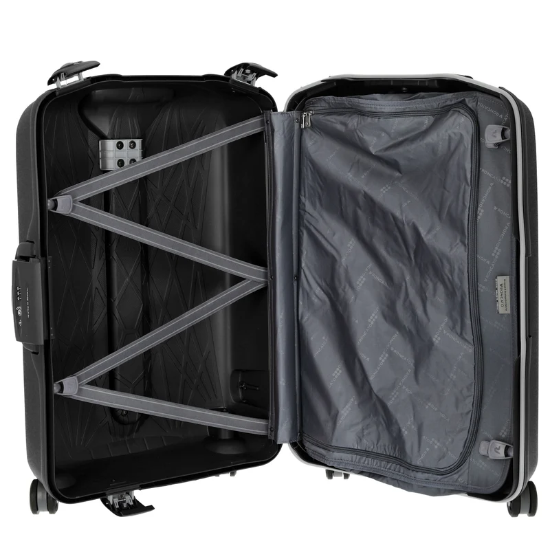 Roncato Light - 4-Rollen-Trolley M 68 cm (nero)