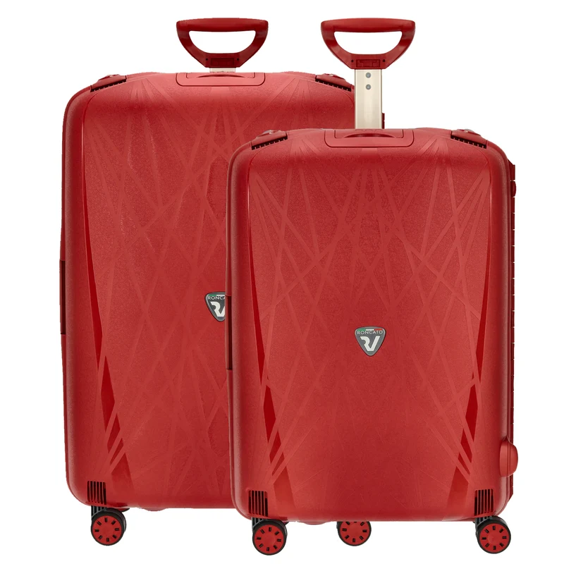 Roncato Light - 4-Rollen-Trolley Set 2tlg. M/L (rosso)