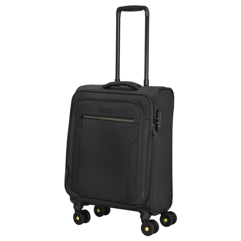 D&N Travel Line 9704 - 4-Rollen-Kabinentrolley S 55 cm (black)