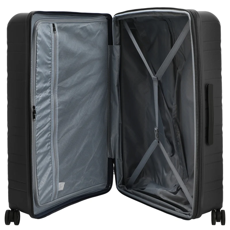 D&N Travel Line 4700+ - 4-Rollen-Trolley L 78 cm erw. (schwarz)