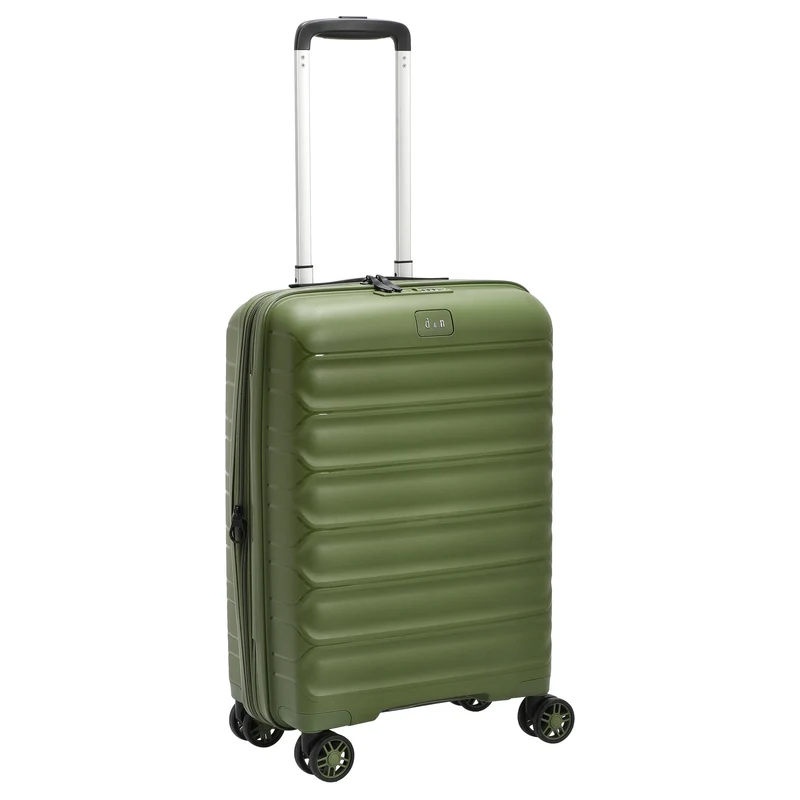 D&N Travel Line 4700+ - 4-Rollen-Kabinentrolley S 55 cm erw. (olive green)