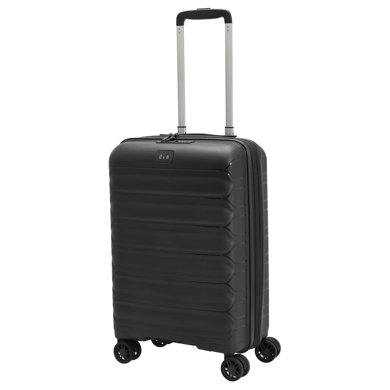 D&N Travel Line 4700+ - 4-Rollen-Kabinentrolley S 55 cm erw. (schwarz)