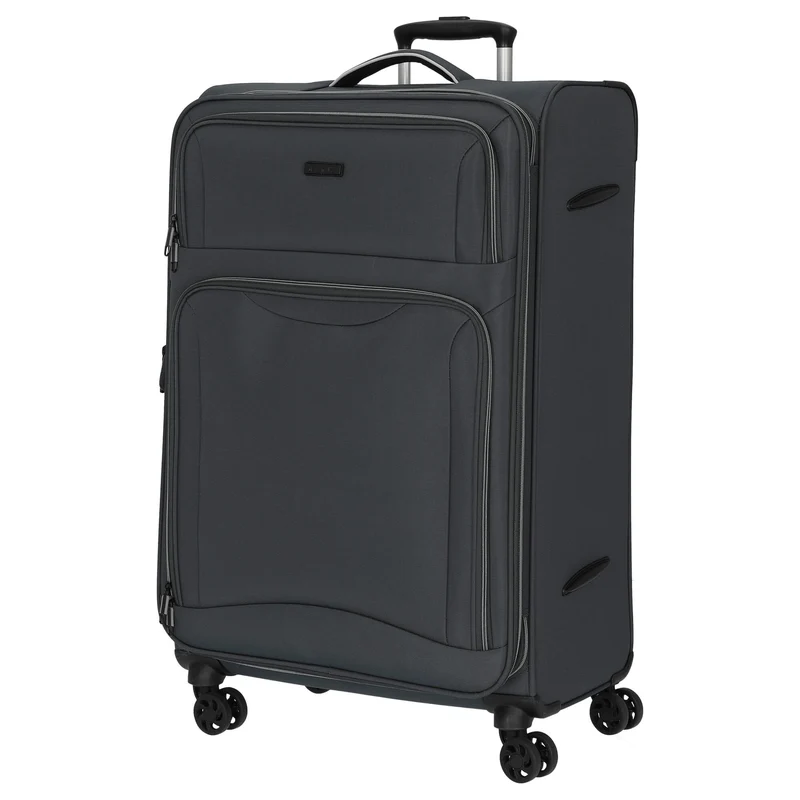 D&N Travel Line 9204 - 4-Rollen-Trolley L 76 cm (grau)