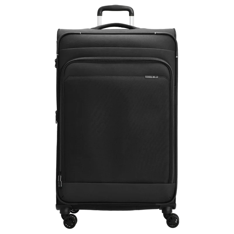 D&N Travel Line 9504 - 4-Rollen-Trolley L 76 cm erw. (black)