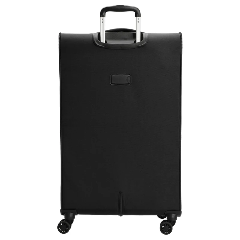 D&N Travel Line 9504 - 4-Rollen-Trolley L 76 cm erw. (black)