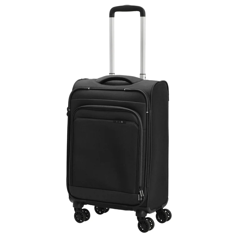 D&N Travel Line 9504 - 4-Rollen-Kabinentrolley S 55 cm (black)