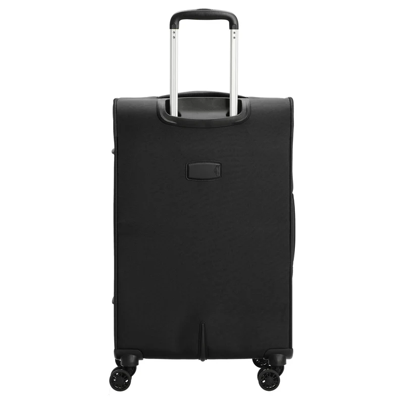 D&N Travel Line 9504 - 4-Rollen-Trolley M 67 cm erw. (black)