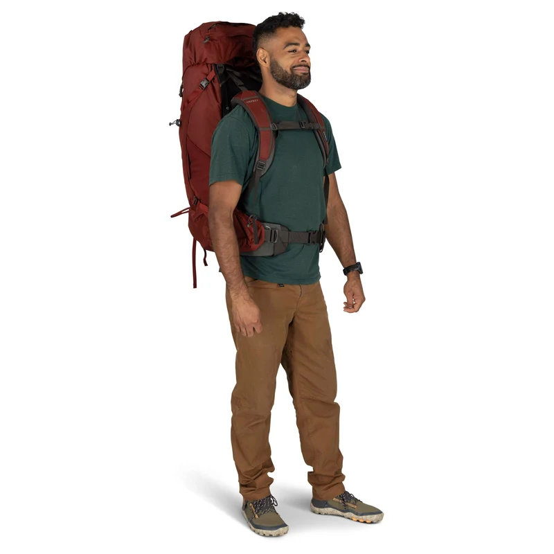 Osprey Aether 65 L/XL - Trekkingrucksack 80 cm (deep acorn red)