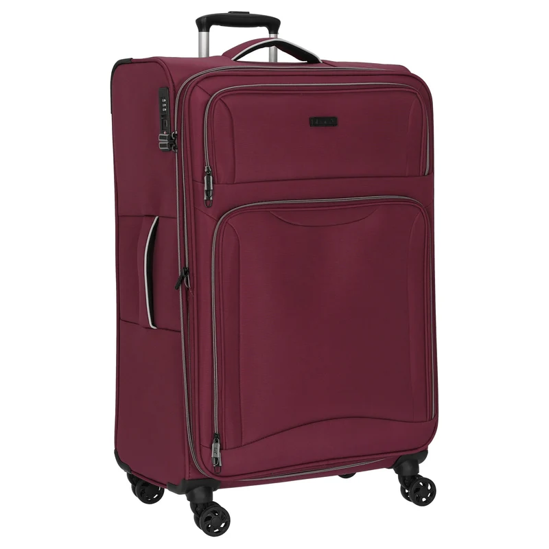 D&N Travel Line 9204 - 4-Rollen-Trolley L 76 cm (purple)