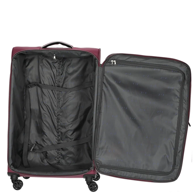 D&N Travel Line 9204 - 4-Rollen-Trolley L 76 cm (purple)