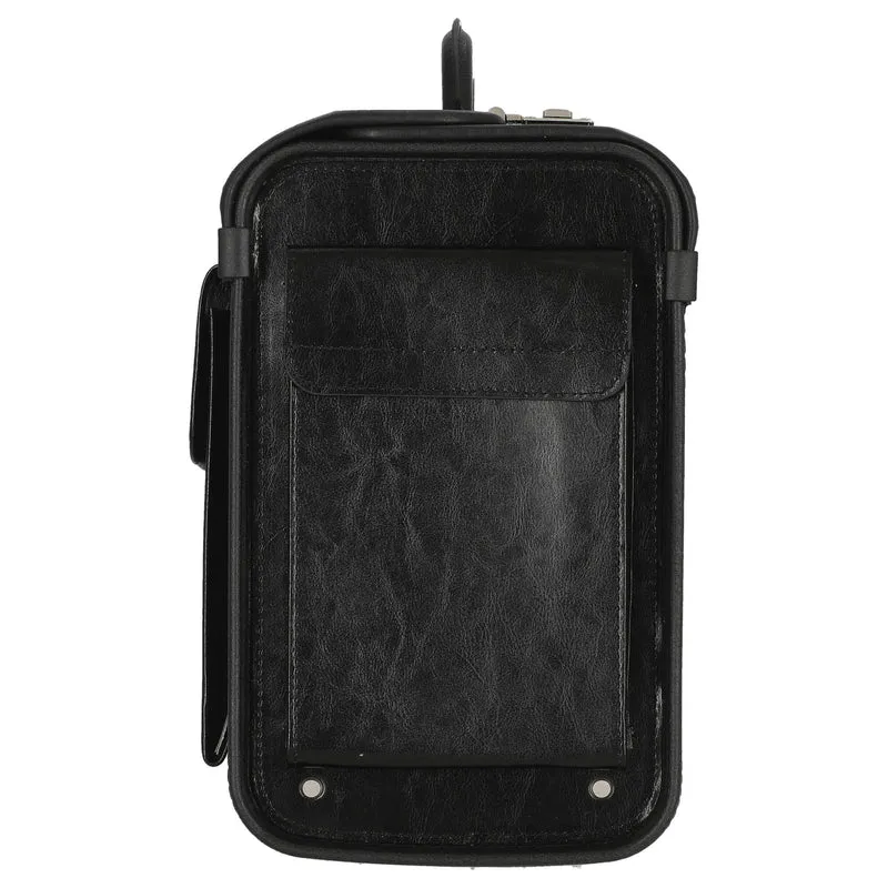 D&N Business - Pilotenkoffer 46 cm Leder (schwarz)