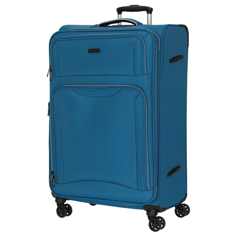 D&N Travel Line 9204 - 4-Rollen-Trolley L 76 cm (blau)