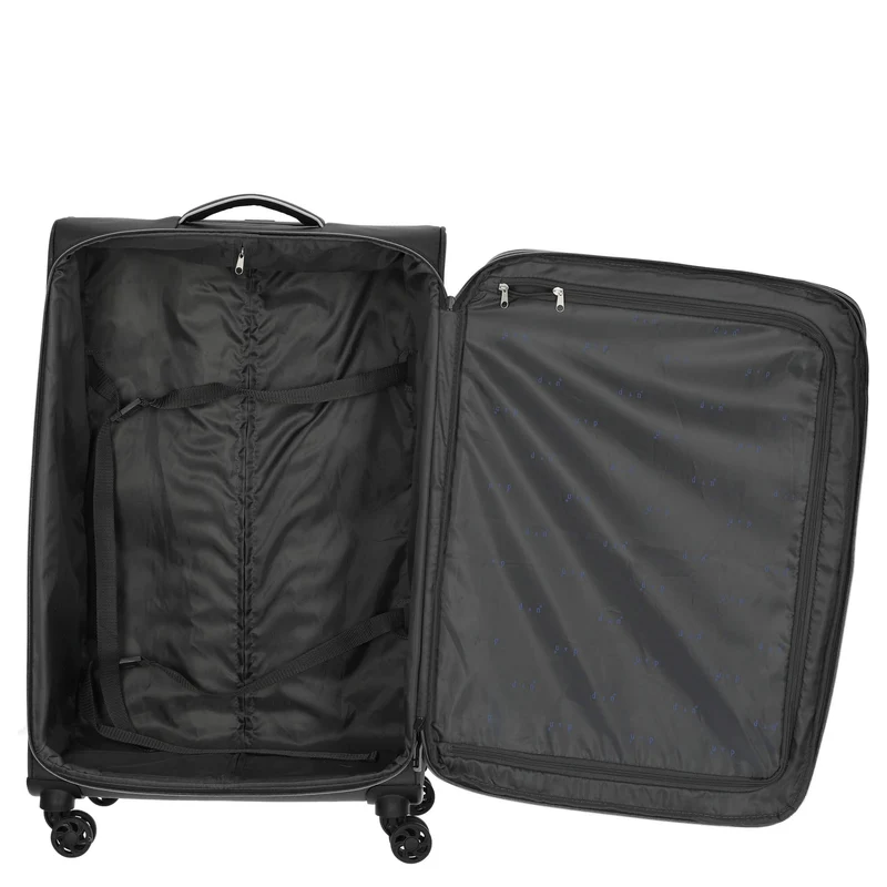 D&N Travel Line 9204 - 4-Rollen-Trolley L 76 cm (blau)