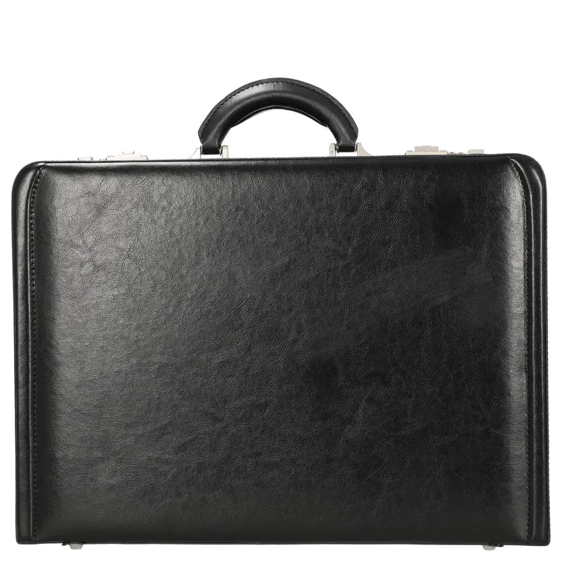 D&N Tradition Business - Aktenkoffer 44 cm erw. Leder (schwarz)