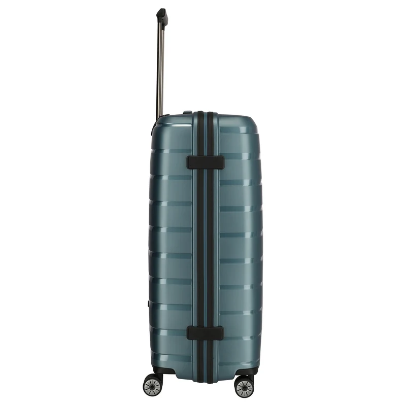 Travelite Air Base - 4-Rollen-Trolley Set 3tlg. L/M/S Vortasche (iceblue)