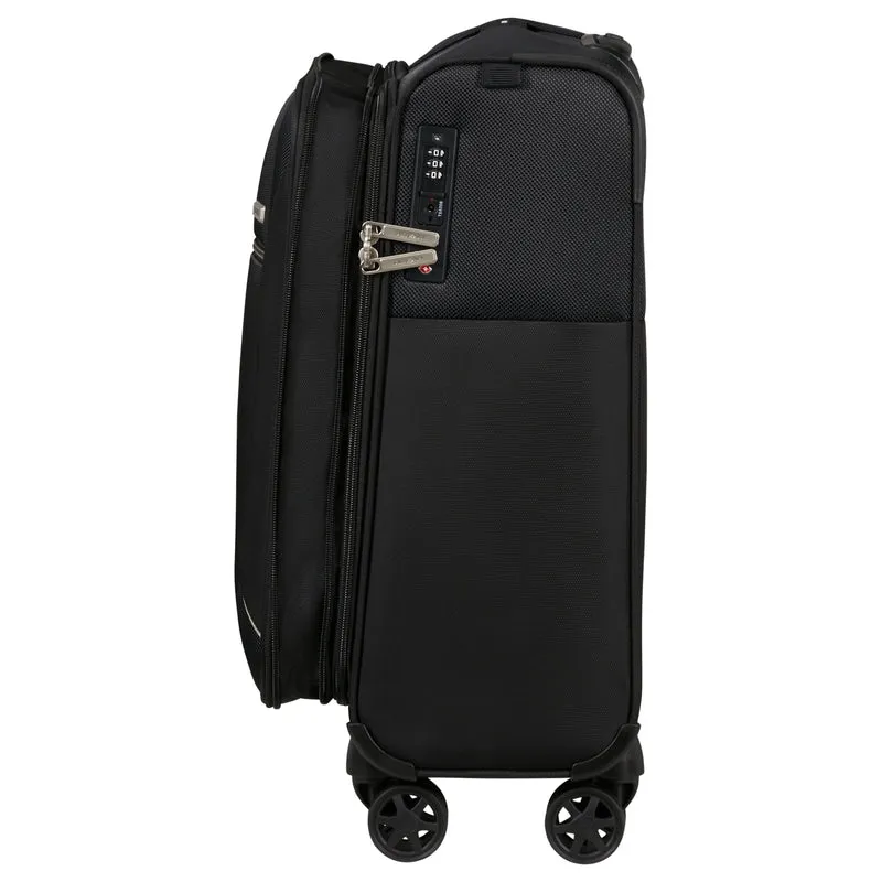 Samsonite Base Breeze - 4-Rollen-Kabinentrolley 55 cm erw. (black)
