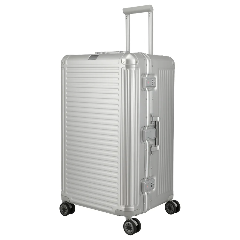 Travelite Next Trunk - 4-Rollen-Trolley 76 cm (silber)
