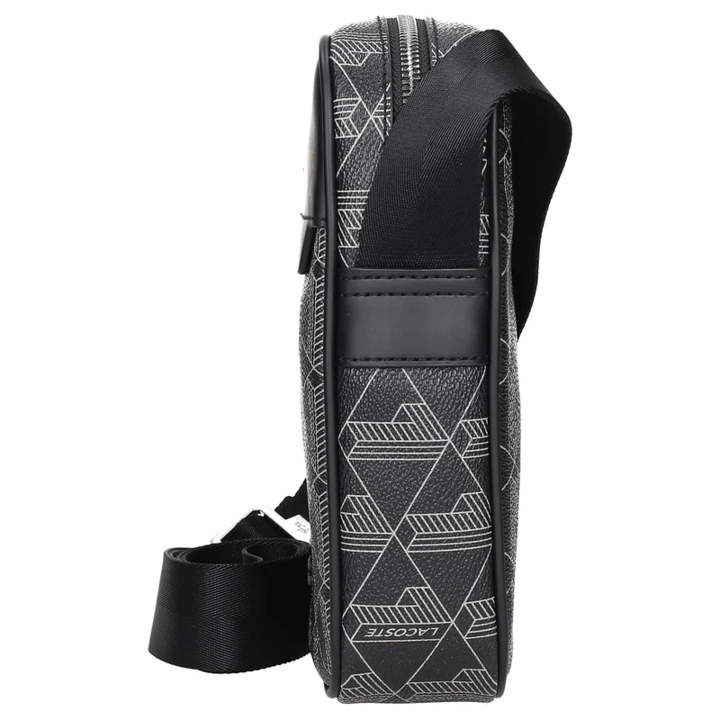 Lacoste The Blend - vertical Umhängetasche 21.5 cm (monogram noir gris)