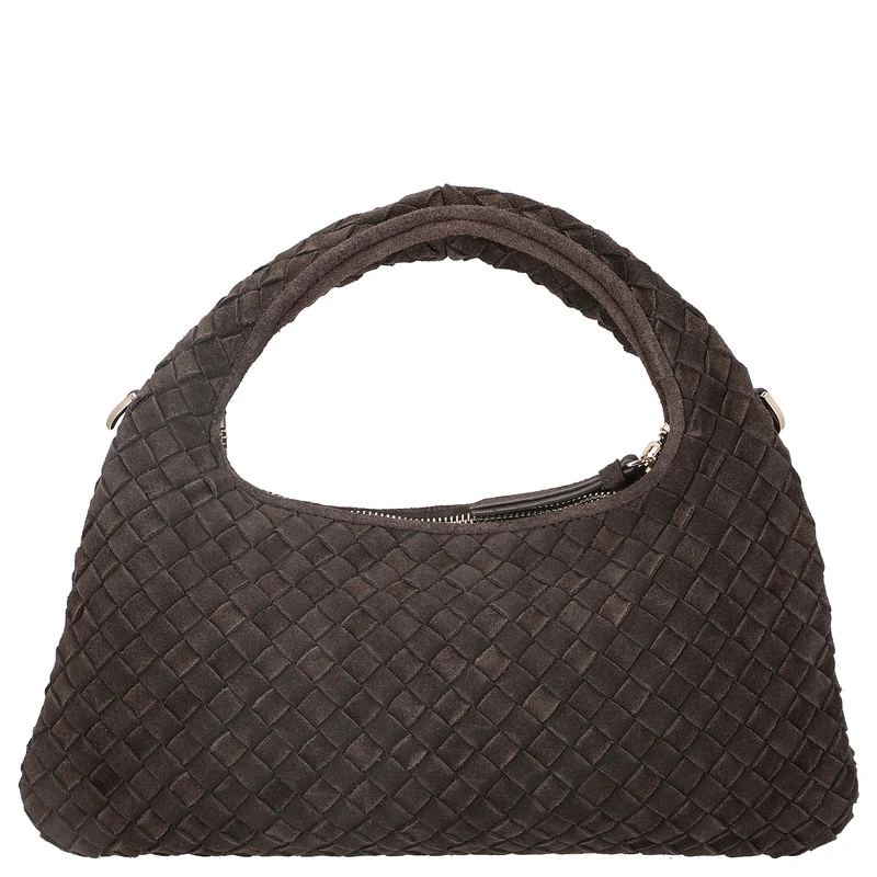 Les Visionnaires Sadie Weave Cozy - Umhängetasche 39 cm (dark brown)