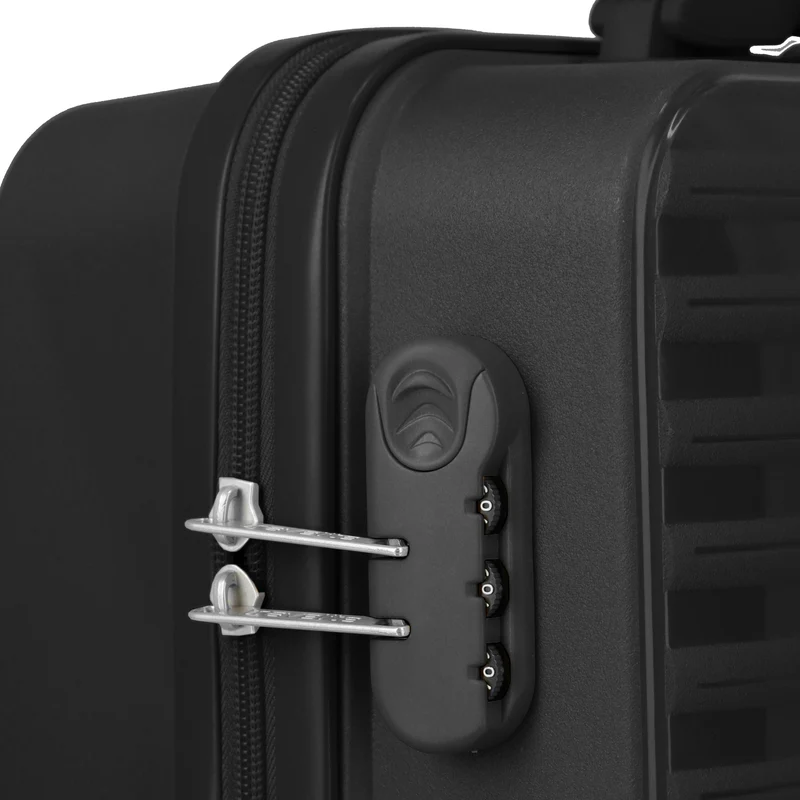 Travelite Pacific - 4-Rollen-Kabinentrolley S 55 cm (black)