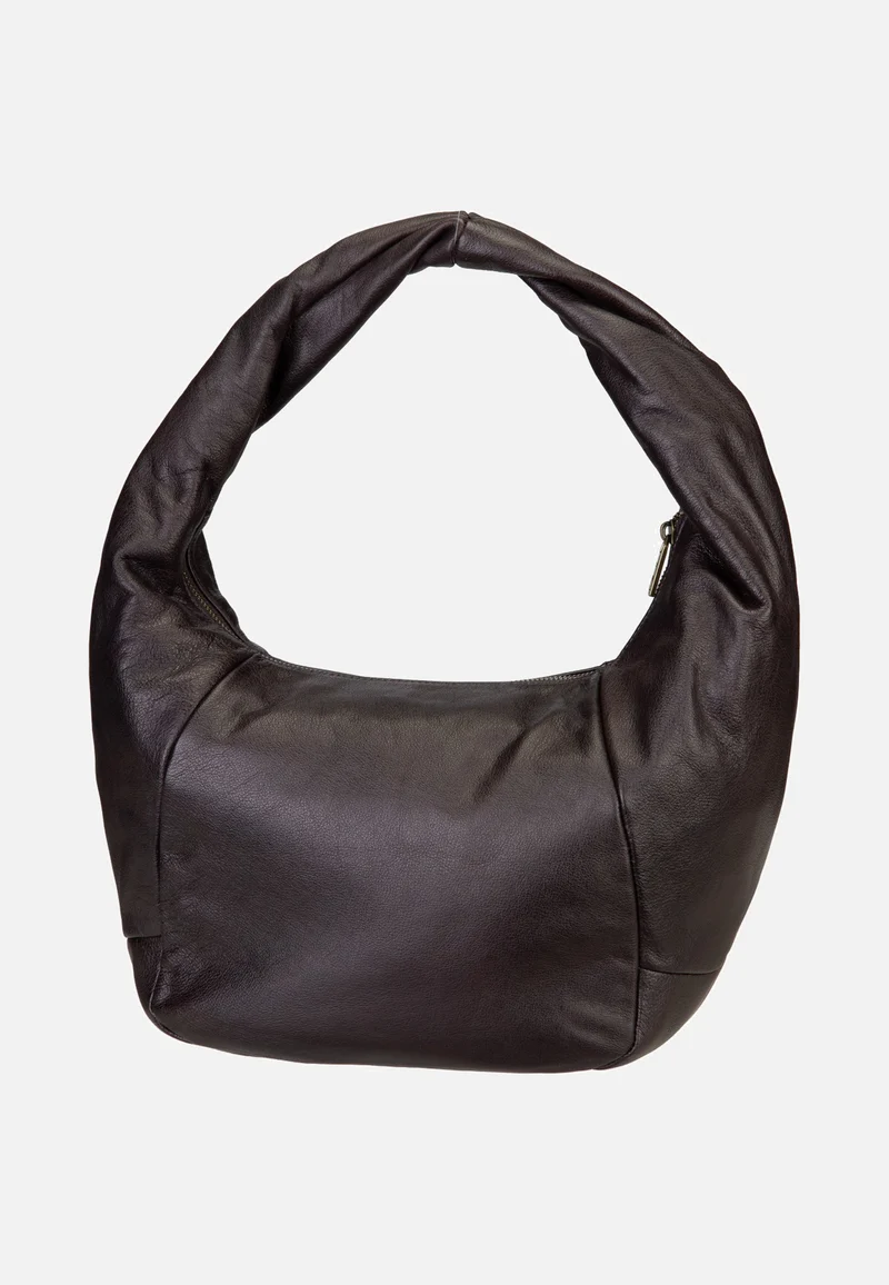 Farrah II Hobo M YAK 3D Leather Deep Soil - Hobo Bag