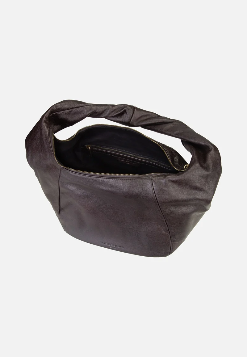 Farrah II Hobo M YAK 3D Leather Deep Soil - Hobo Bag