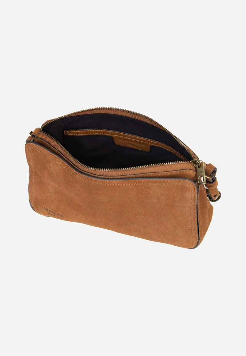 Clarice II Crossbody M Hydro Suede Brown - Crossbody Bag