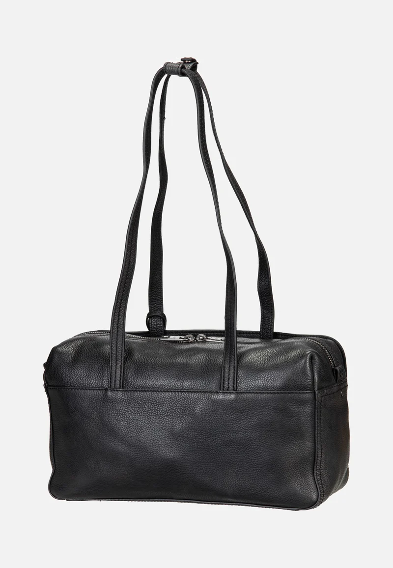 Clarice II Satchel M Vintage Pebble Black - Satchel