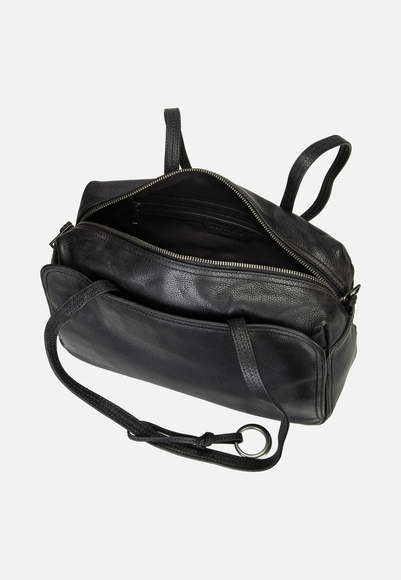 Clarice II Satchel M Vintage Pebble Black - Satchel