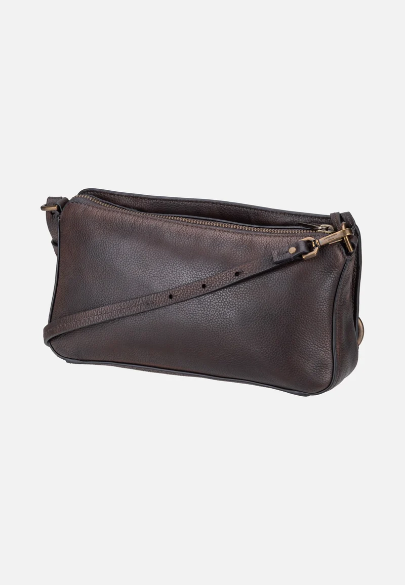 Clarice II Crosbody M Vintage Pebble Deep Soil - Crossbody Bag