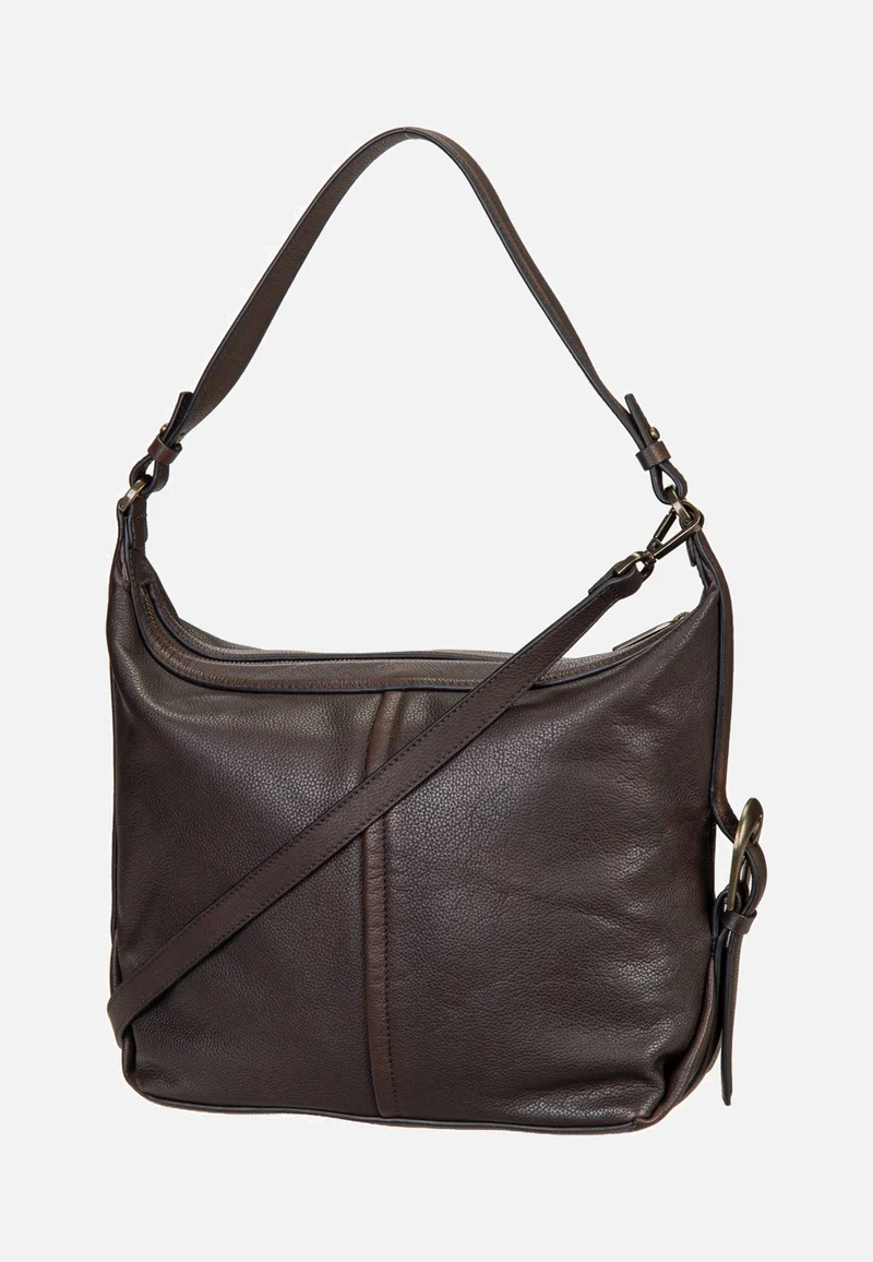 Paris II Hobo M Vintage Pebble Deep Soil - Hobo Bag