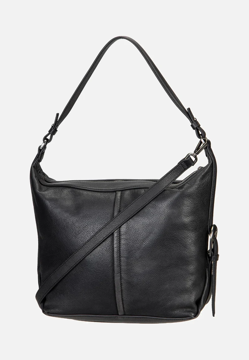 Paris II Hobo M Vintage Pebble Black - Hobo Bag