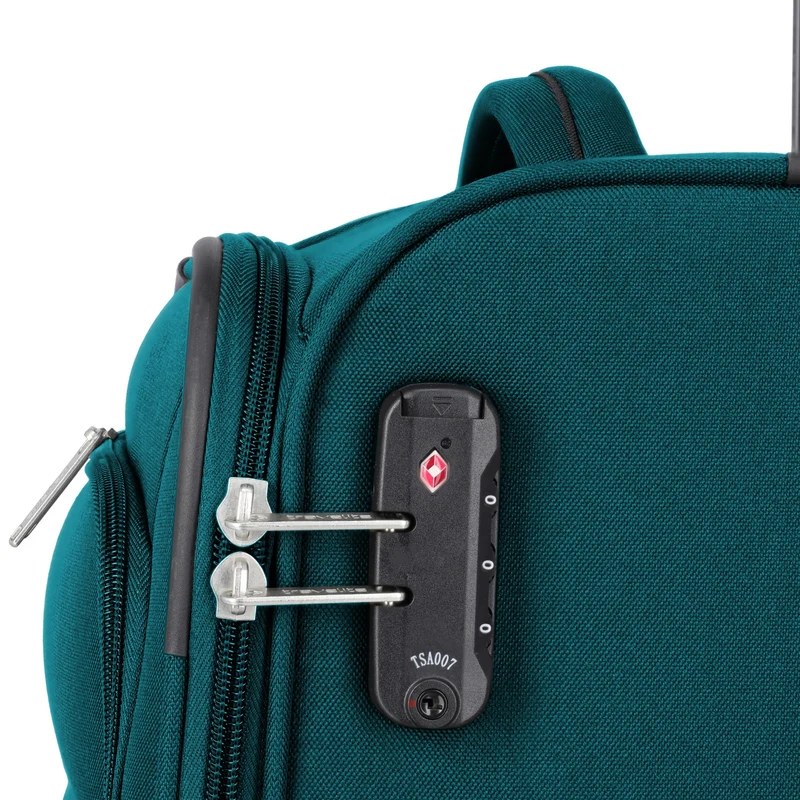 Travelite Priego - 4-Rollen-Trolley L 77 cm (petrol)