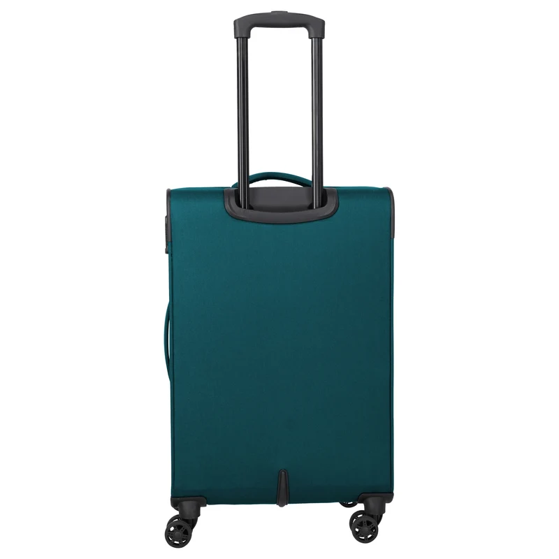 Travelite Priego - 4-Rollen-Trolley M 66 cm (petrol)