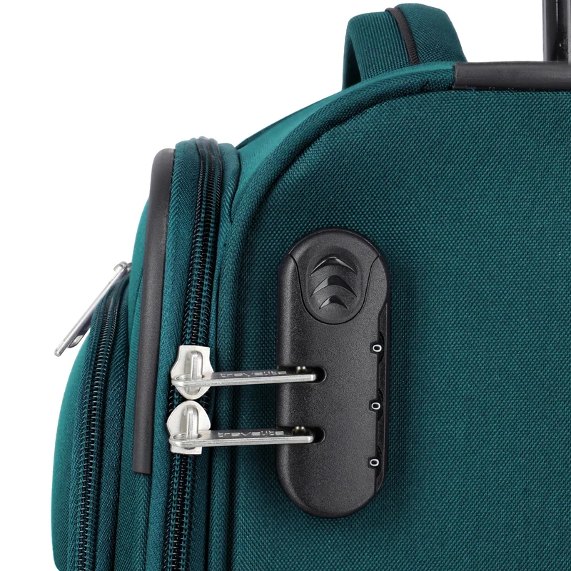 Travelite Priego - 4-Rollen-Kabinentrolley S 55 cm (petrol)