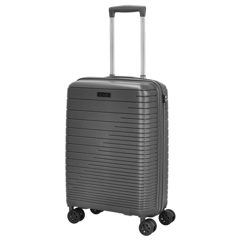 D&N Travel Line 4600 - 4-Rollen-Kabinentrolley S 55 cm (grey)