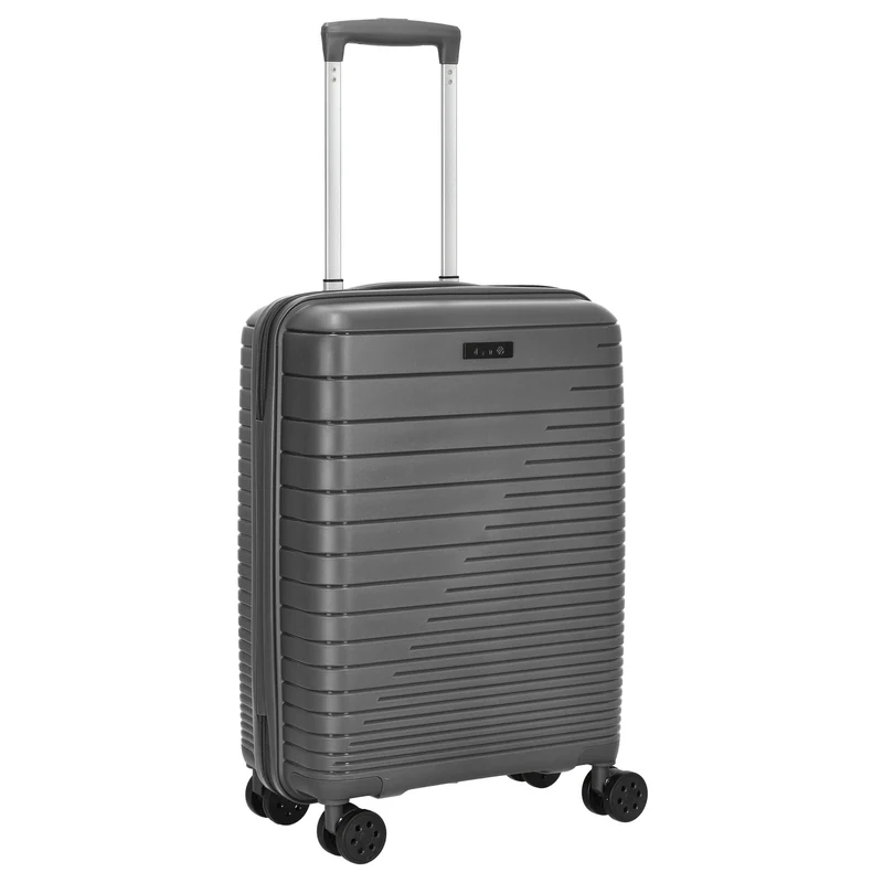 D&N Travel Line 4600 - 4-Rollen-Kabinentrolley S 55 cm (grey)