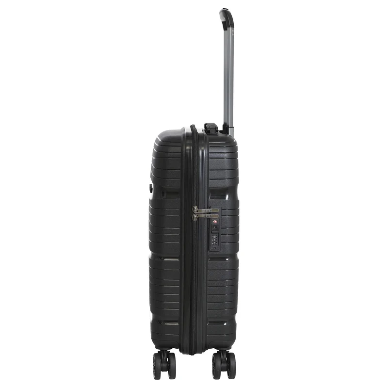 D&N Travel Line 4300 - 4-Rollen-Kabinentrolley S 55 cm (black)