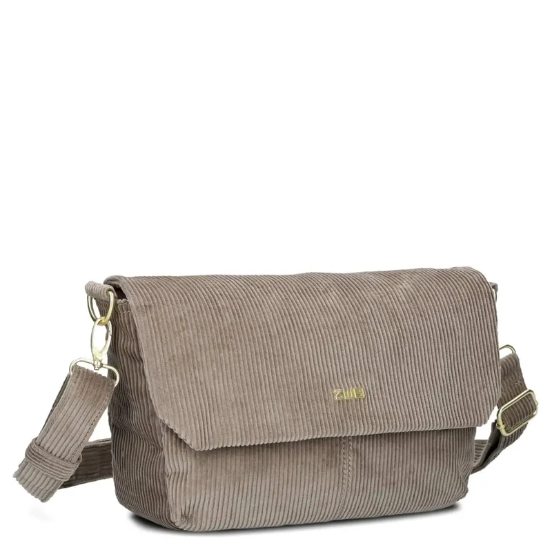 zwei Mademoiselle M60 - Umhängetasche 33 cm (cord-mocca)