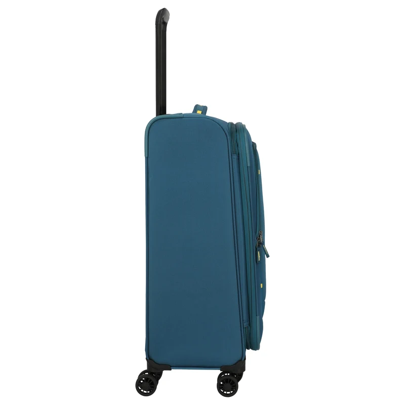 Travelite Umbria - 4-Rollen-Trolley M 67 cm erw. (petrol)