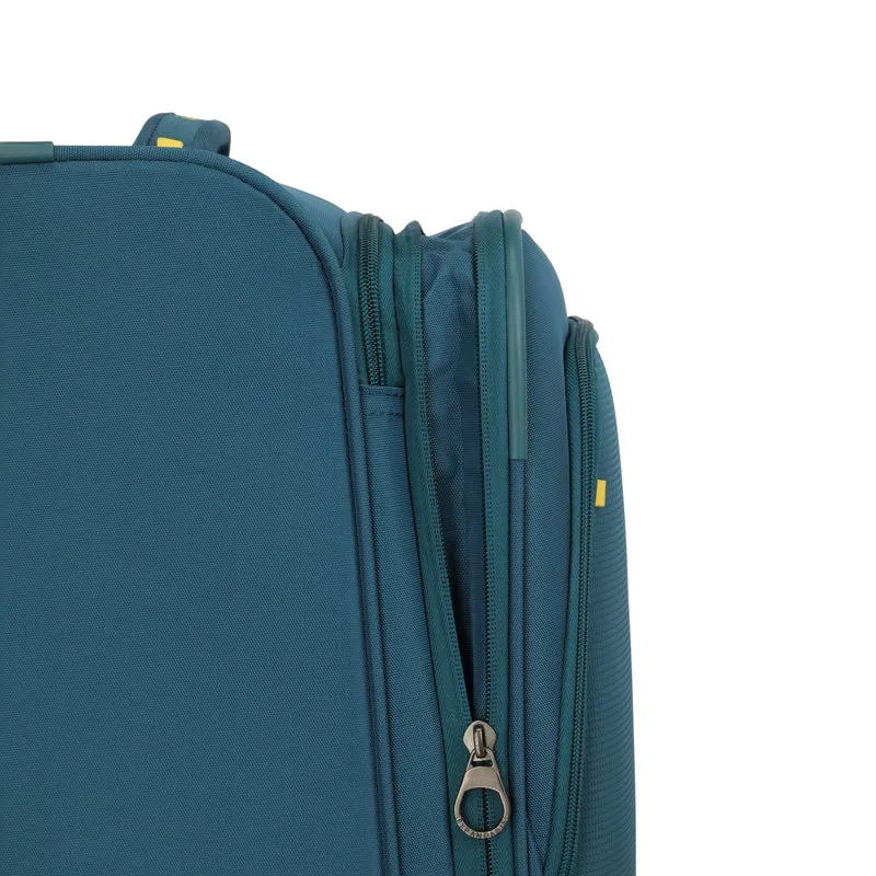 Travelite Umbria - 4-Rollen-Trolley M 67 cm erw. (petrol)