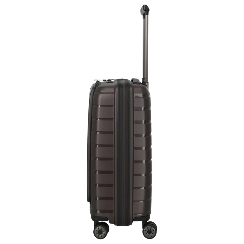 Travelite Air Base - 4-Rollen-Kabinentrolley mit Vortasche S 55 cm (coffee)