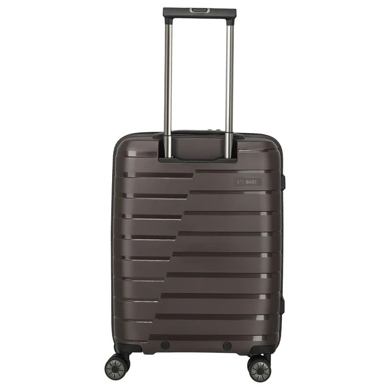 Travelite Air Base - 4-Rollen-Kabinentrolley mit Vortasche S 55 cm (coffee)